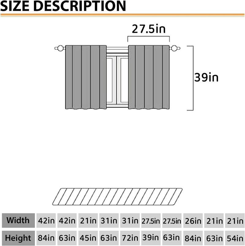 Lnepty Nautical Beach Curtains,Coastal Seahorse Undersea Animal Blue Bedroom Kids Room Drapes Treatments,Ocean Coral Summer Living Room Bathroom Window Curtains 2 Piece Set,55X39 Inch - Image 2